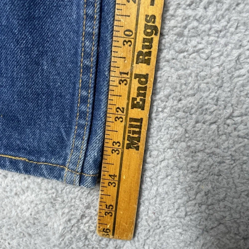 Vintage 90s Levis Jeans Mens 36x34 Blue Denim 517 Boot Cut Orange Tab Made M USA